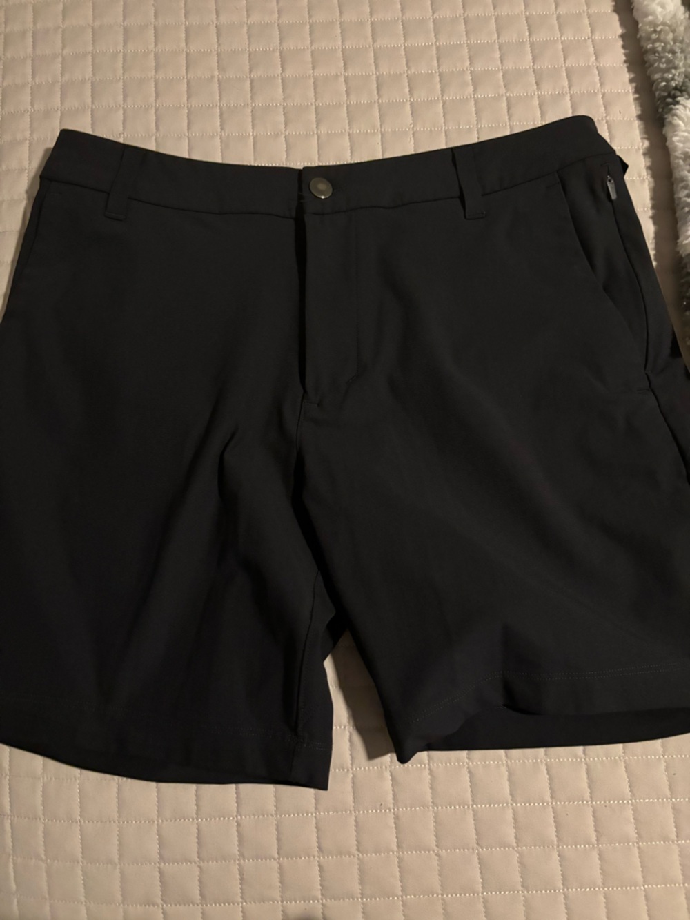 lululemon athletica Men’s Flat Front Shorts - charcoal grey